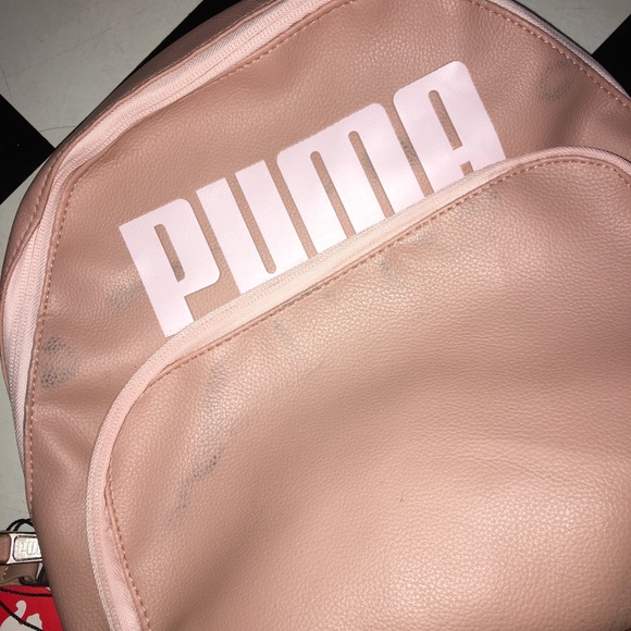 NWT New Puma Mini Backpack Rose Blush Pink - Picture 3 of 4